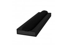 Intumescent Strip Fire & Smoke 4 Door Pk Black 10mm X 4 x 2.1m (10)