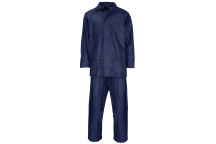 Contract Rainsuit Pvc Navy L*
