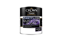 Crown Trade Fast Flow Quick Drying Gloss White 5L