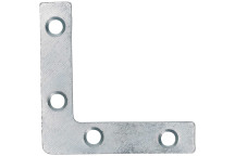 ZZ- Corner Plate BZP 75mm*