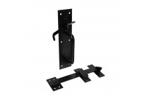 Suffolk Gate Catch Black Long Thumb