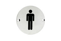 Signage Sex Circ Symbol Male SSS 76mm*