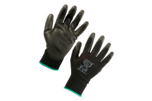 Essential Black Pu Palm Gloves Size 10 / XL*