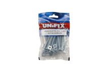 Pre Pack Roofing Bolt & Nut Bzp M6 X 25mm (25)