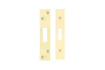 Deadlock Face Plate And Strike Plate Accessory Pack Brass*