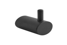 Bathroom Single Robe Hook Matt Black