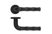 Vasco Lever On Round Rose Oscuro Matt Black Finish