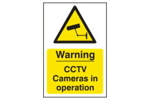 Signage Warning CCTV In Operation Rigid 200 x 300mm*