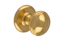 Door Round Centre Knob PB 81mm*