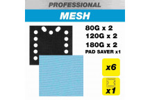 Trend AB/QTR/M7/P Pro 115X107 Quarter Sanding Pad 80/120/180/Ps 7P