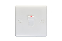 Control Switch DP 1 Gang 20a White*