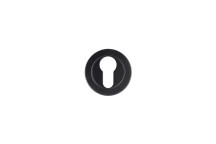 Euro Profile Escutcheon 50mm dia Powder Coat Black