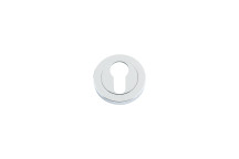Euro Profile Escutcheon 50mm dia Polished Chrome