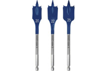 Bosch Expert Blue Self Feed Flat Bit Set 20/22/25