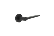 Apennine Lever On Round Rose Antique Brass Finish