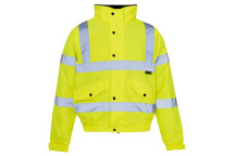 Hi Viz Bomber Jacket Yellow Large*