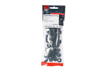 Hinged Screw Cap 10-12 Gauge Dark Grey (50)*
