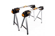 Dewalt Folding Full Metal Saw Horse Twin Pack 111cm
