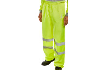 Hi Viz Traffic Trouser Yellow Large*