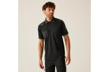 Regatta Offensive Wicking Polo Shirt Black L