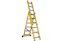 Superglas Fibreglass Combination Ladder 4.24m