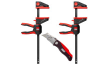 Bessey One Handed Clamp with Rotating Handle 450mm (2) Includes Knife*