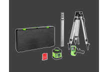 Grettz G60 Red Beam Rotary Laser Kit inc Tripod, Staff and Receiver
