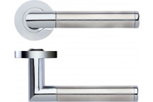 Door Handle Luna Lever On Rose CPSS