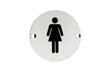 Signage Sex Circ Symbol Female SSS 76mm*