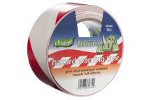 Tape Hazard Self Adhesive Red / White (33m)*