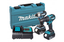 Makita Combi / Impact Driver Twin Kit DHP490/DTD157 BL 18v 2 x 5.0ah