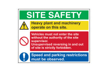 Signage Site Safety 800 x 600mm*
