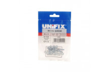 Pre Pack Machine Screw Bzp Pan M5 X 50mm (10)