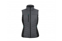 Regatta Ladies Ada Hybrid Bodywarmer Grey / Black Size 10