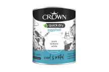 Crown Quick Dry Egg Shell Brilliant White 750ml*