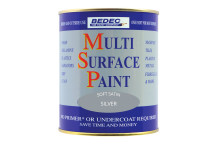 Bedec Multi Surface Paint Satin Silver 750ml