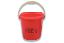 Fire Plastic Buckets With Lid 7Kg/Ltr (2 Gallon) *1Kg*