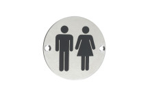 Signage Sex Circ Symbol Unisex SSS 76mm*