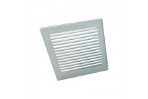 Fire Rated Intumescent Face Plate Grille Silver 450mm x 450mm*