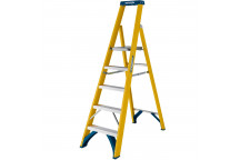 Werner 717 Series Fibreglass Platform Stepladder 5 Tread