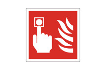 Fire Call Point Sign S/A Titan 100 X 100 Vinyl