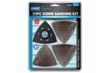 Smart Starlock 31pc Sanding Kit (1x Sanding pad, 10x 60,80 & 120grit s