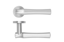 Aldo Lever On Round Rose Satin Chrome Finish