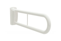 Support Grab Rail Hinged White Steel 750mm*