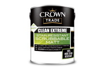 Crown Trade Clean Extreme Scrubbable Matt Mixed Colour 2.5L