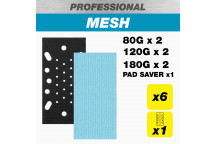 Trend AB/THD/M7/P Pro 93X185 Third Sanding Pad 80/120/180/Ps 7Pk