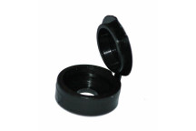 Hinged Screw Cap 10-12 Gauge Black (100)*