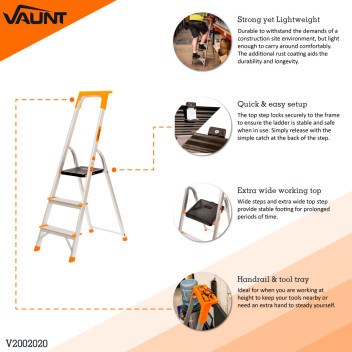 Vaunt High Handrail Inc Tool Tray 3 Tread En131*