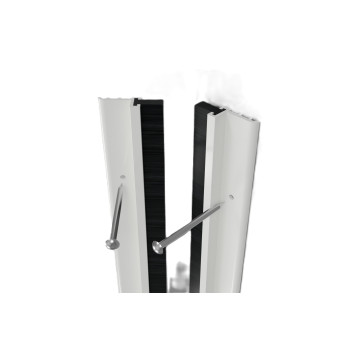 Door Surround Brush Slikseal Set 2.1m White*