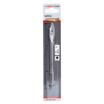 Bosch Self Cut Flat Bit 10mm x 152mm*